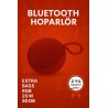 Kablosuz Taşınabilir RGB Ledli Bluetooth Hoparlör Kırmızı