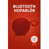 Kablosuz Taşınabilir RGB Ledli Bluetooth Hoparlör Kırmızı