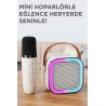 Taşınabilir Kablosuz Karaoke & Bluetooth Hoparlör