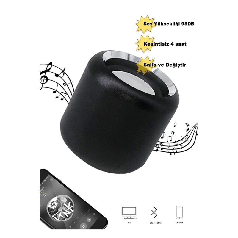 Mini Ses Bombası Kablosuz Hoparlör Şarjlı 4w Mini Bluetooth Speaker Tws Henüz Yorum Yazılmamış.