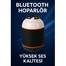 Bluetooth Hoparlör Ses Bombası Yüksek Telefon Tutuculu Arama Cevaplanabilir