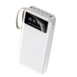 Hızlı Şarj Özellikli 4 Çıkışlı 10.000 Mah Powerbank Beyaz