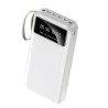 Hızlı Şarj Özellikli 4 Çıkışlı 10.000 Mah Powerbank Beyaz