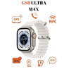 49mm Çift Kordon Kilitli Vidalı Gs Ultra 8 Max Watch 8 Ultra 2.08 Ekran Akıllı Saat