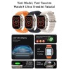 49mm Çift Kordon Kilitli Vidalı Gs Ultra 8 Max Watch 8 Ultra 2.08 Ekran Akıllı Saat
