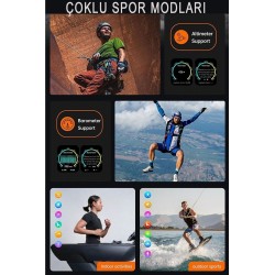 49mm Çift Kordon Kilitli Vidalı Gs Ultra 8 Max Watch 8 Ultra 2.08 Ekran Akıllı Saat