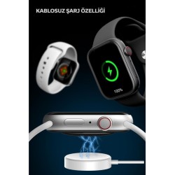 T700s Smartwatch 1.86 Inç Bluetooth Çağrı Özellikli Akıllı Saat Beyaz