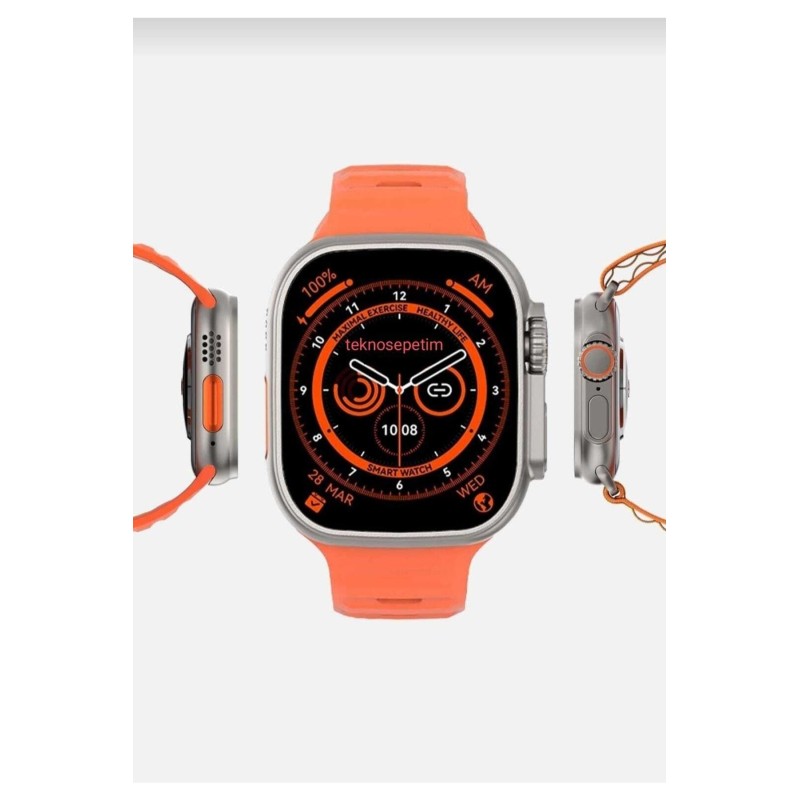 Watch 8 Uyumlu Ultra Tam Ekran Smart Watch Akıllı Saat