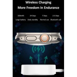 Black Cactus Apple Iphone Xs Max Uyumlu S8 Ultra Pro Bt Çağrı Destekli Çok Fonksiyonlu Akıllı Saat