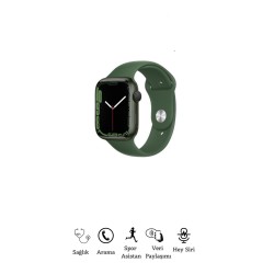T700s 1.86 Inç Bluetooth Çağrı Özellikli Akıllı Saat Yeşil