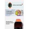 8 Ultra Çift Kordon Kilitli Vidalı 49mm 2.05 Inch Ios Ve Android Uyumlu Akıllı Saat