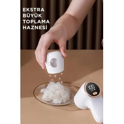 Dijital Ekranlı M118 Extra Bıçaklı Şarjlı Tüy Temizleme Ve Tiftik Temizleme Makinesi