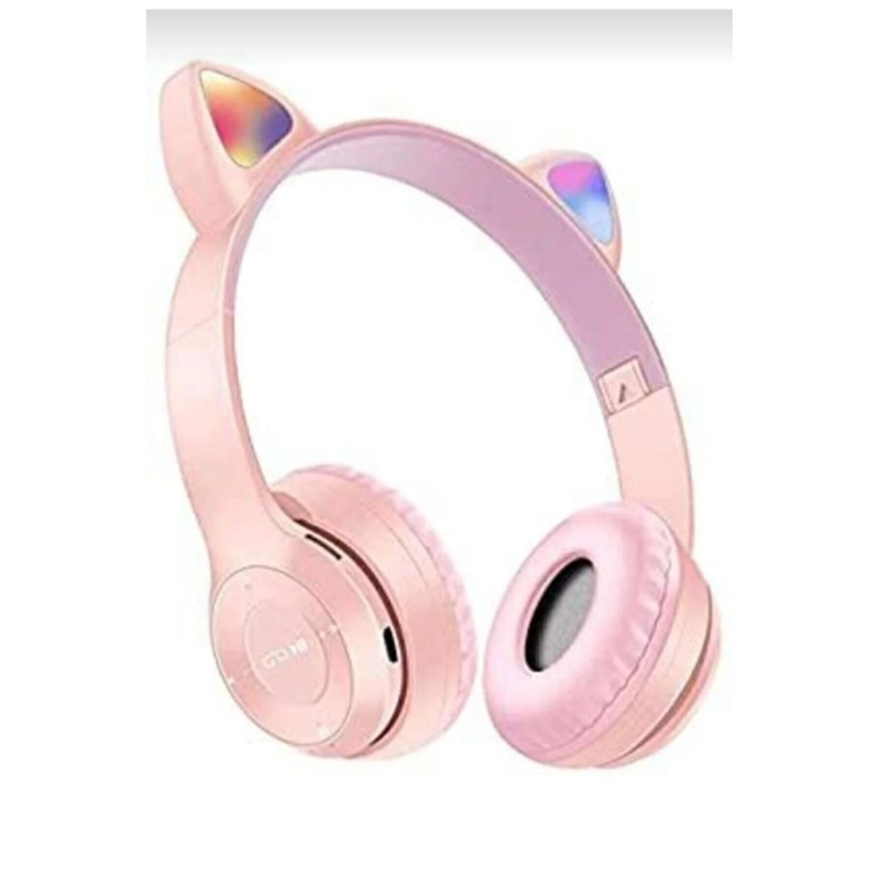 Gri Renk P47 Wireless Kedili Kulaklık