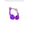 P47m Kedi Kulak Bluetooth Kulaklık Kedi Kulak Wireless Kulaklık Mor