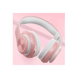Bluetooth Kablosuz Stereo Kulaklık Pembe