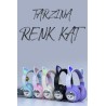 Sevimli Kedi Karikatür Kulak Led Işıklı 5.3 Bluetooth Kulak Üstü Kulaklık